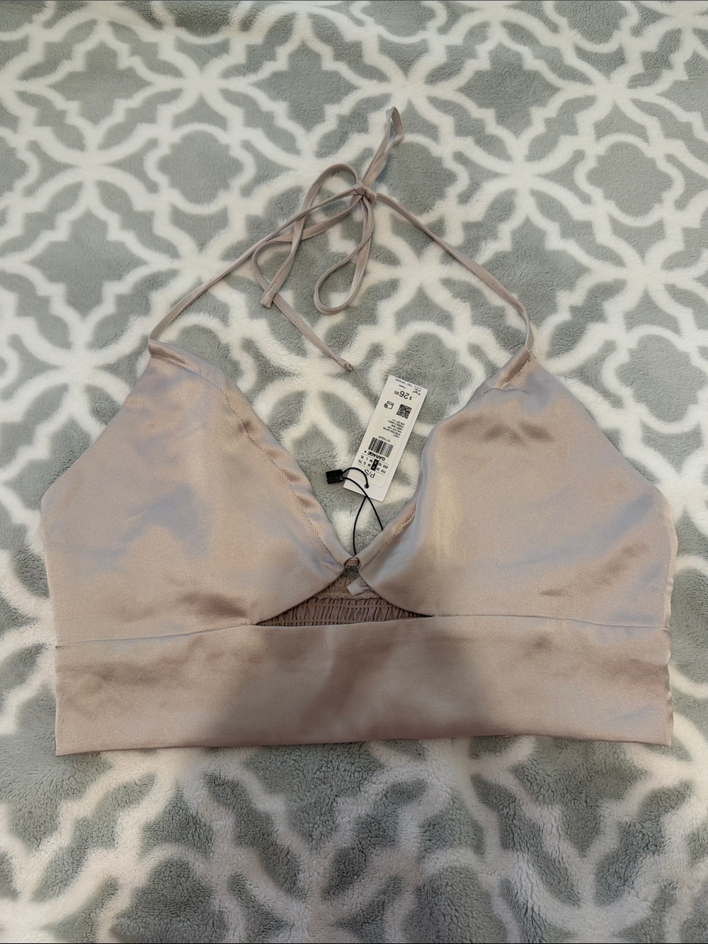 Garage Kristina Satin Halter Top
